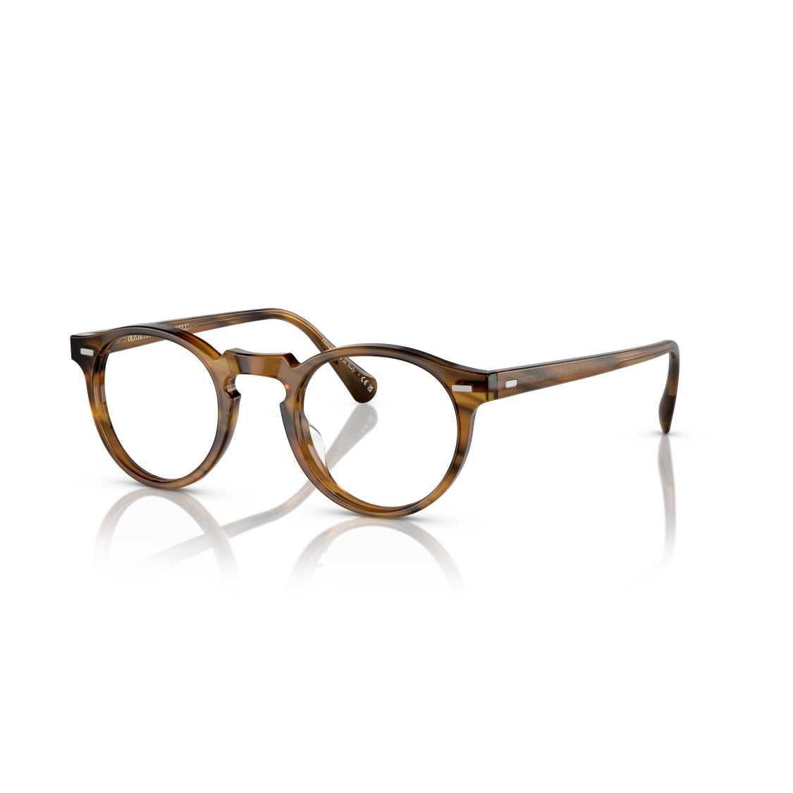 Oliver Peoples 0Ov5186 Round Acetate Eyeglasses With Tortoiseshell Pattern