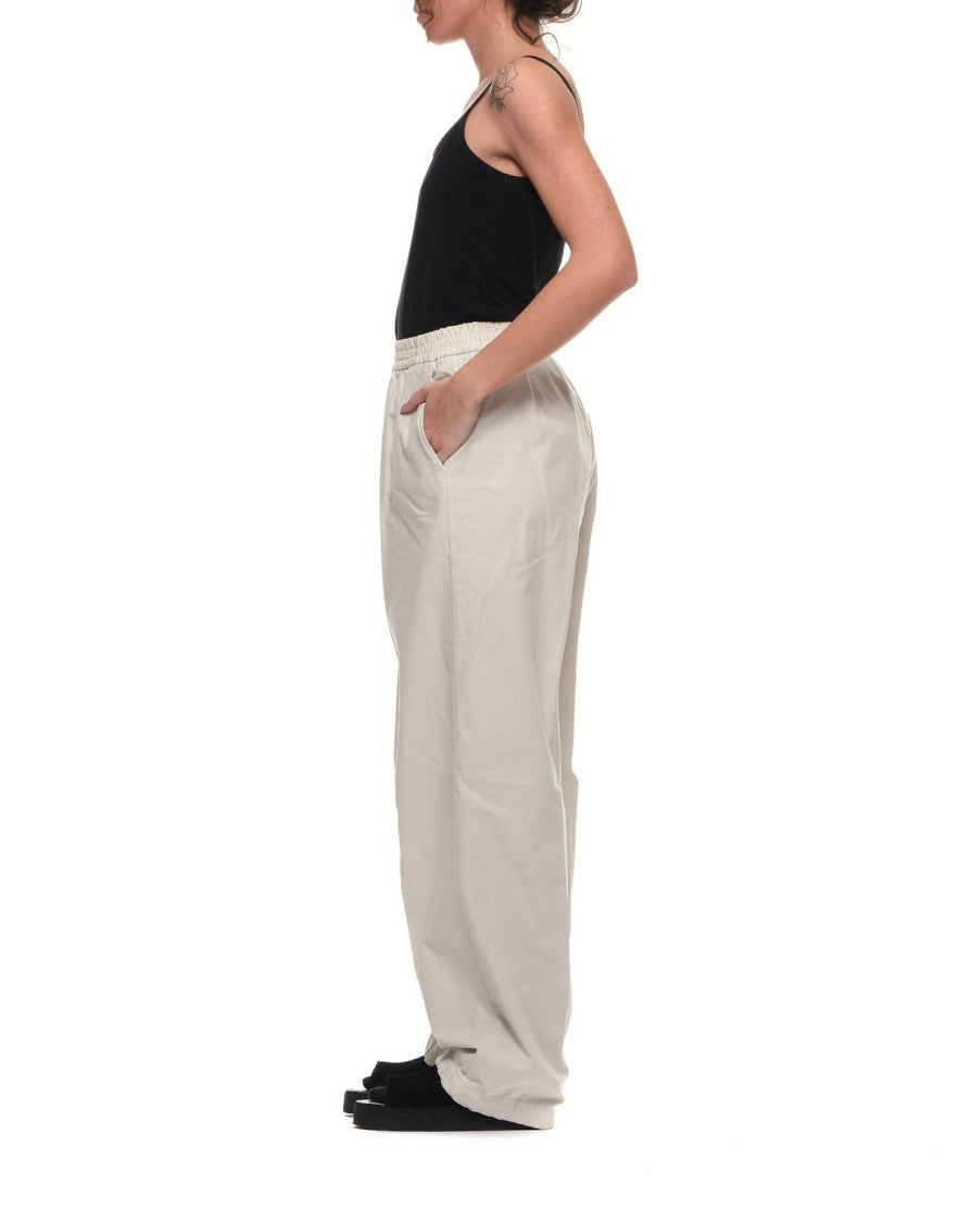 Cellar Door Ivory Laura 91 Multi-Pocket Cotton Chino Pants