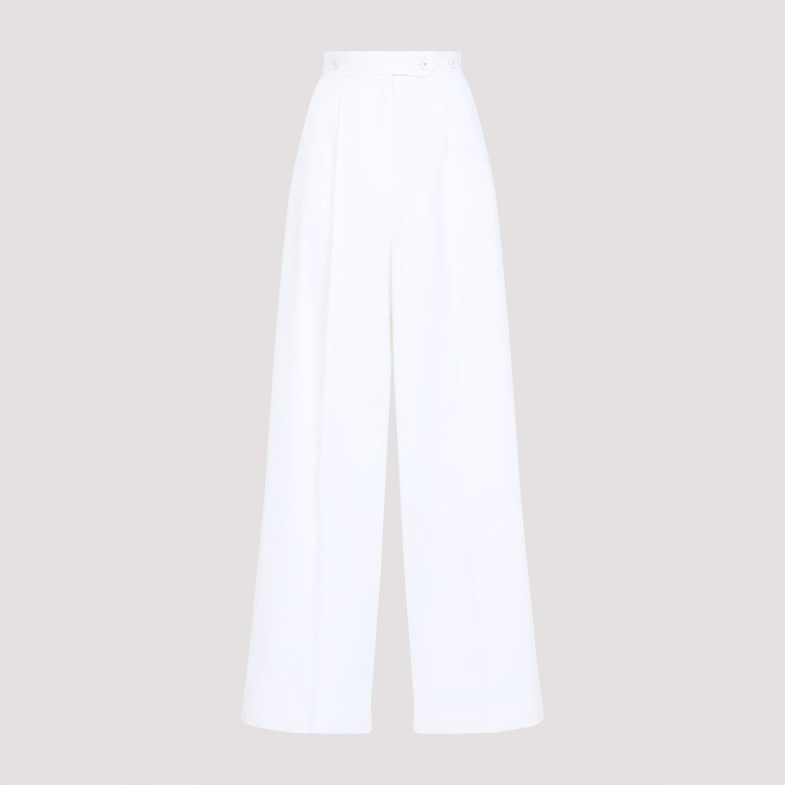 Givenchy Tailored White Wide-Leg Trousers