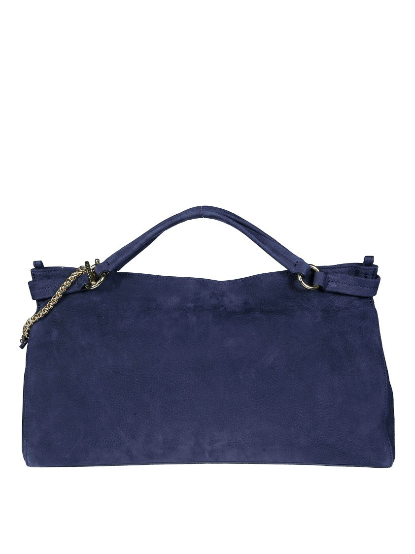 Orciani Elongated Suede Shoulder Bag