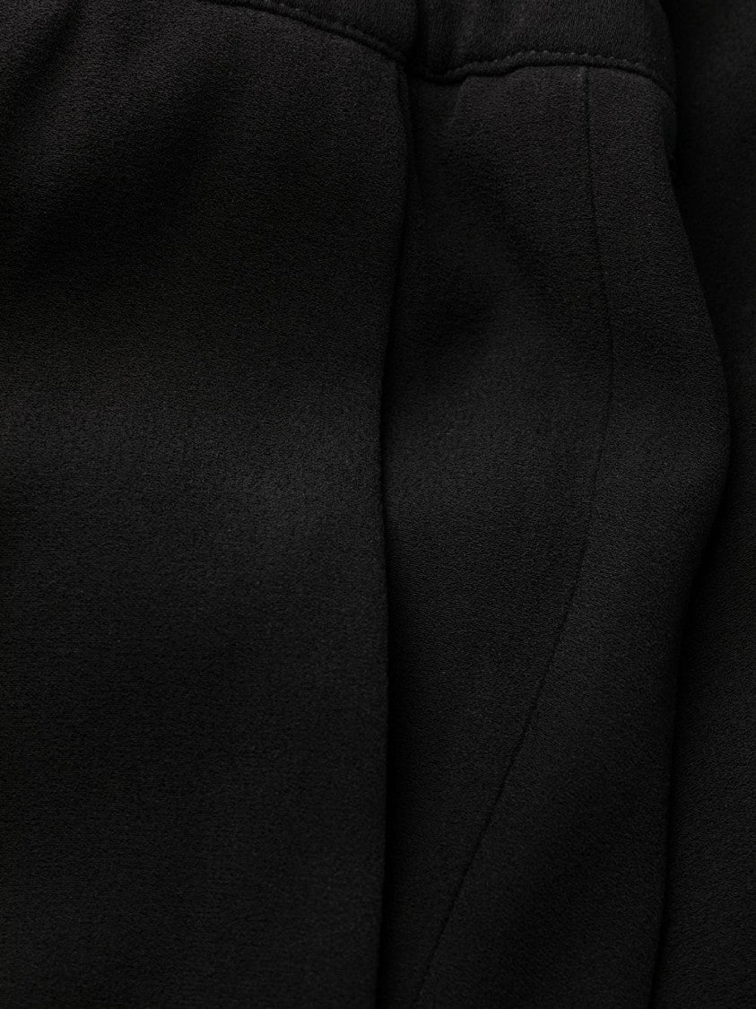 Balmain Slouchy Crepe Tapered-Leg Track Pants