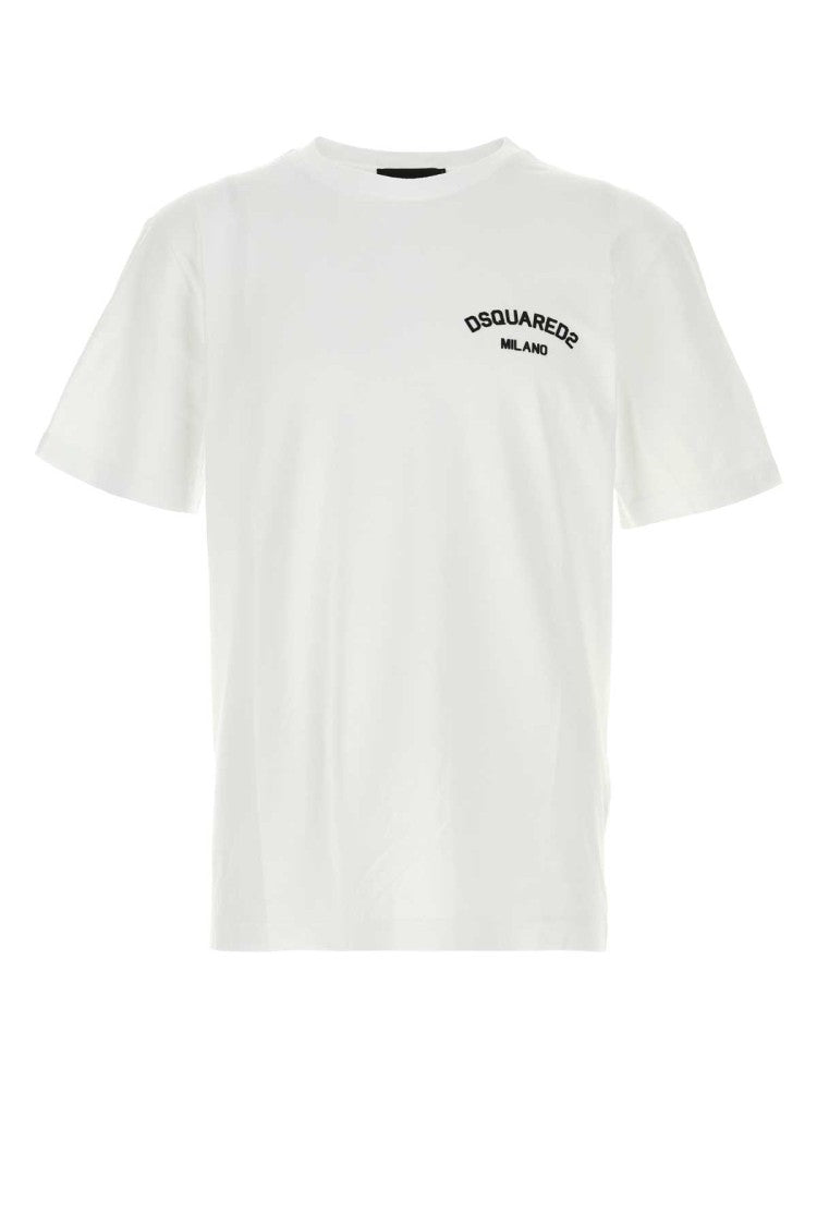 Dsquared2 White Cotton T-Shirt