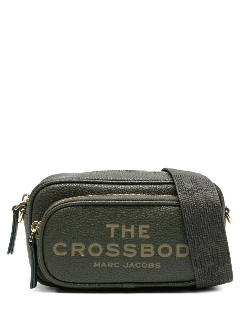 Marc Jacobs Textured Green Calfskin Shoulder Bag