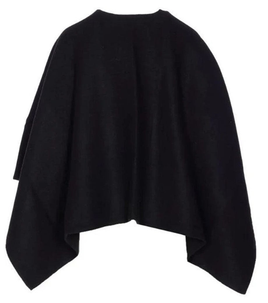 Max Mara Structured Cape With Asymmetrical Hem