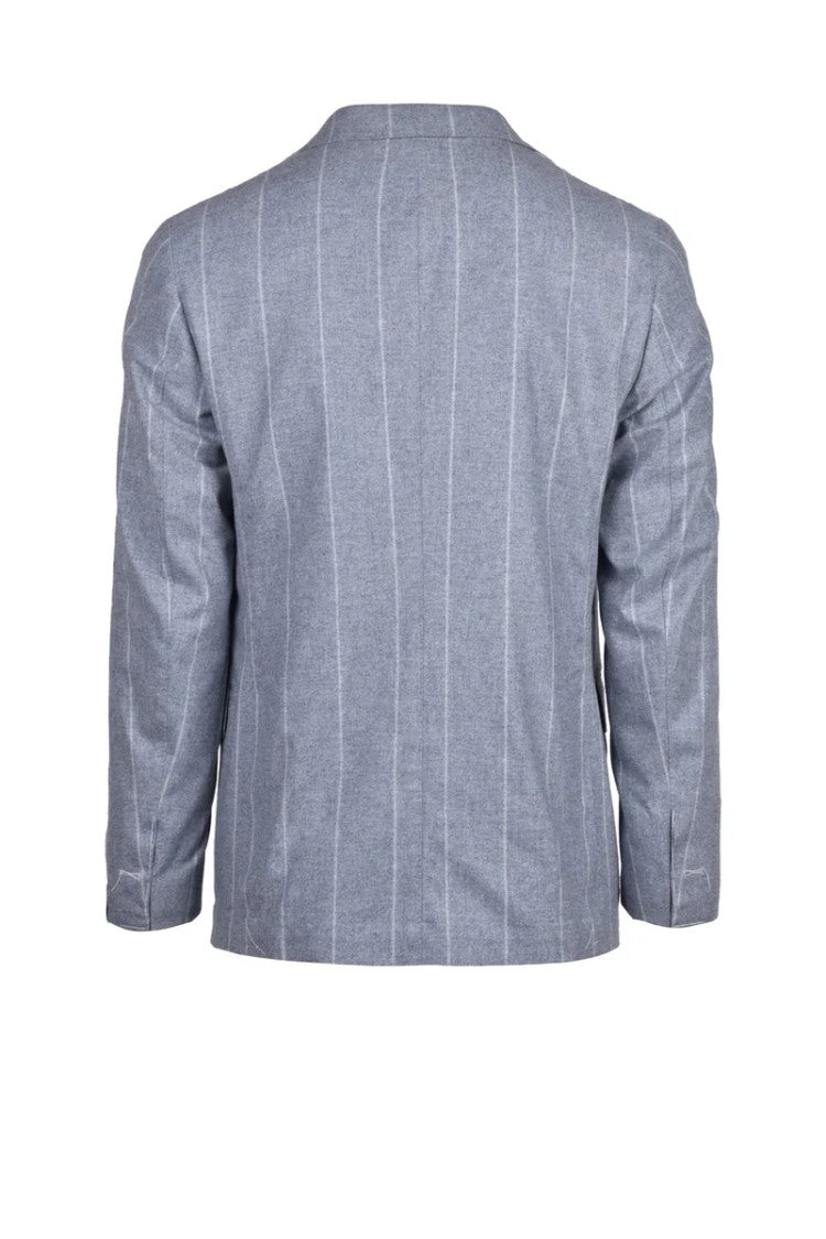 Eleventy Flannel Suit - Light Grey
