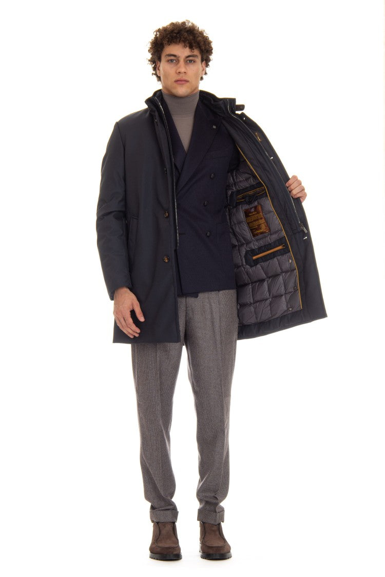 Moorer Padded Nylon Coat Fine Down Mod. Bond-Wi