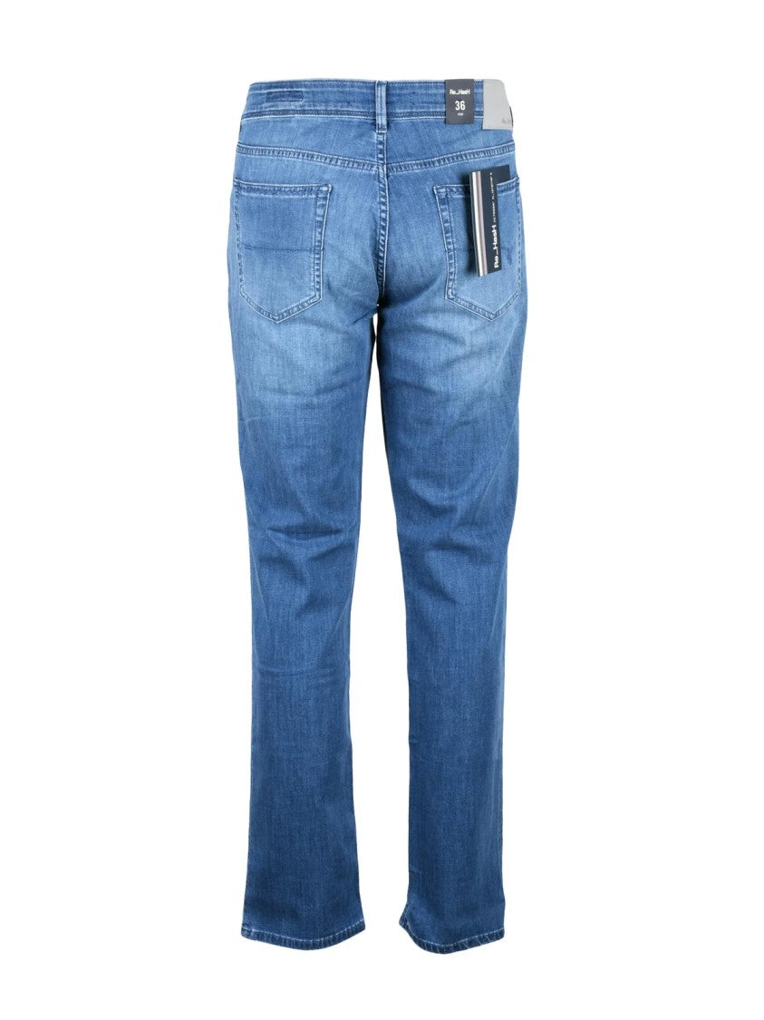 Re-Hash Light Blue Cotton Elastane Stretch Jeans