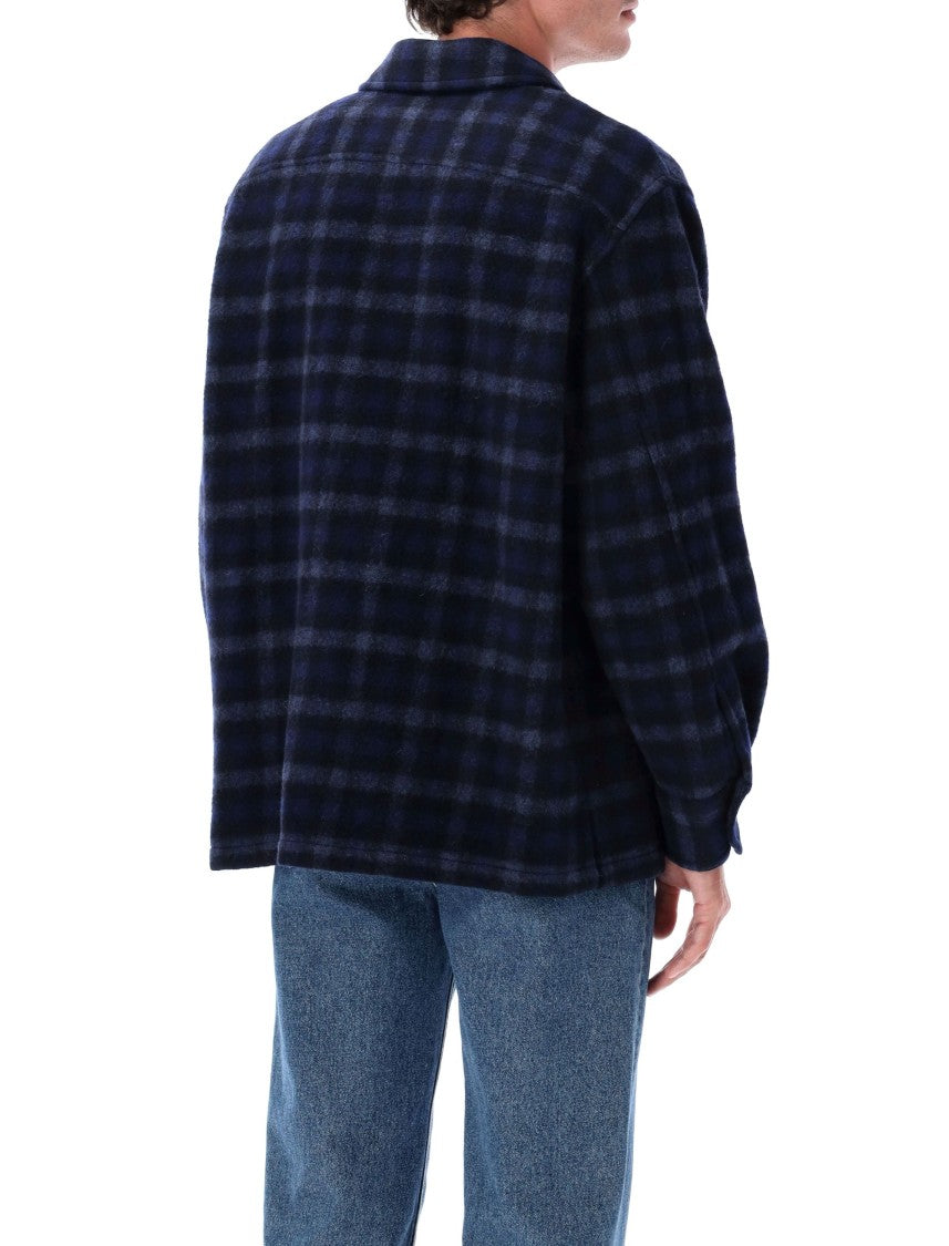 A.P.C. Stanley Checked Wool Overshirt