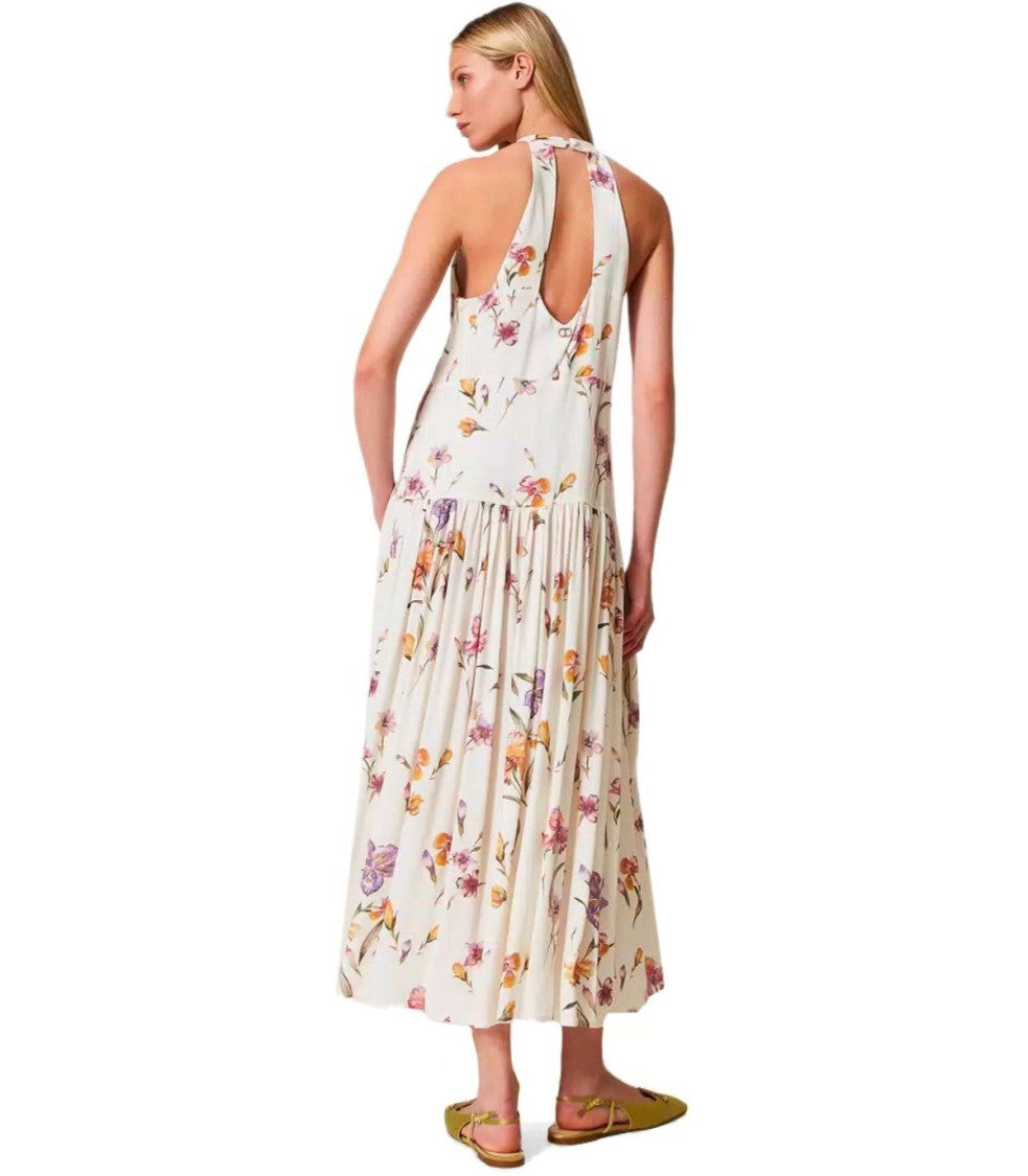 Twin-Set Madreperla Floral Long Dress