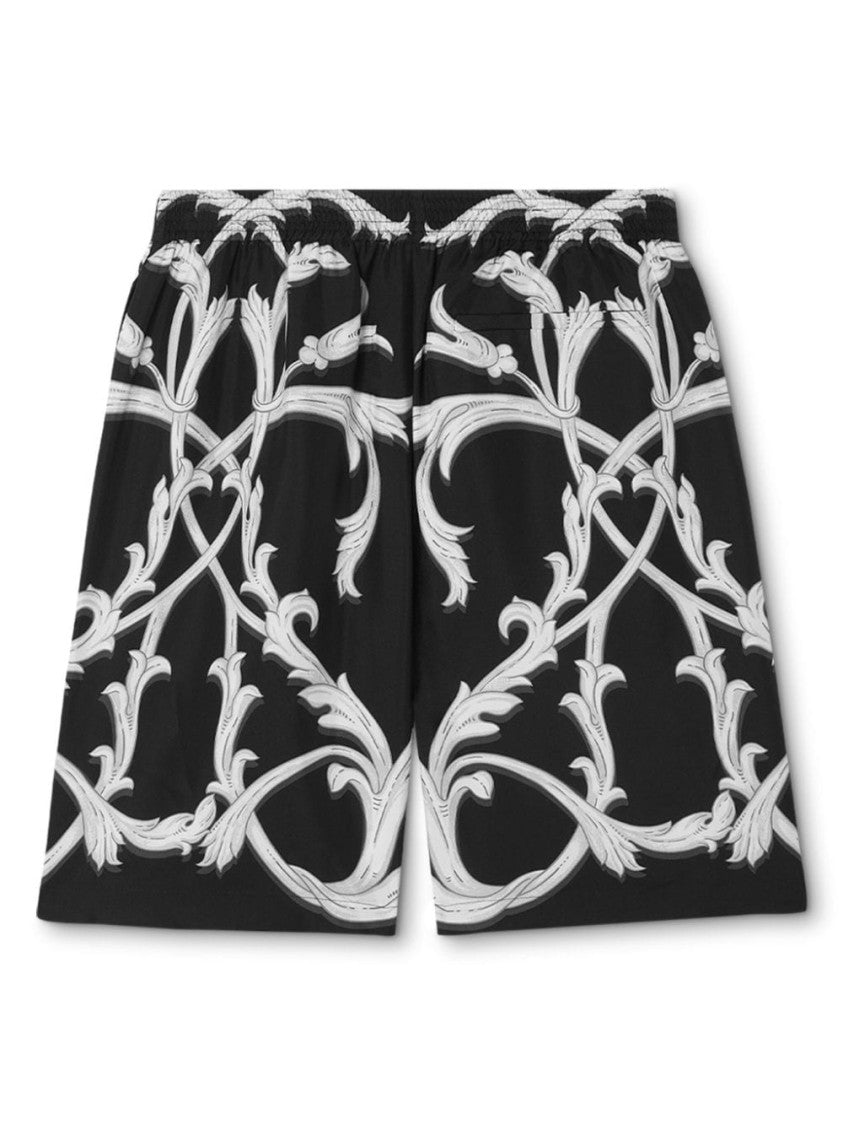 Versace Knee-Length Silk Shorts