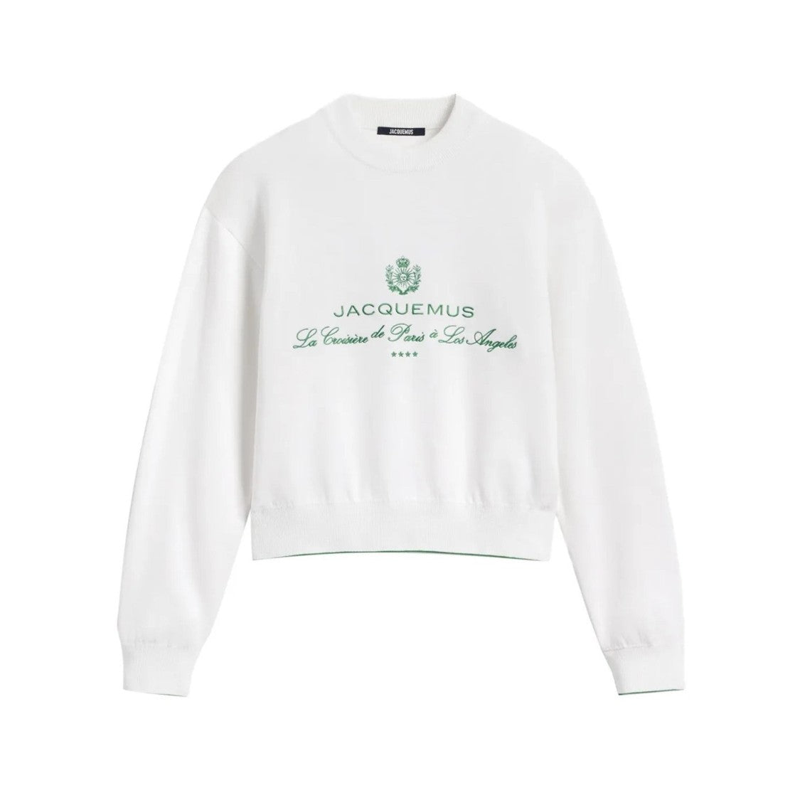 Jacquemus Soft-Fabric White Sweatshirt