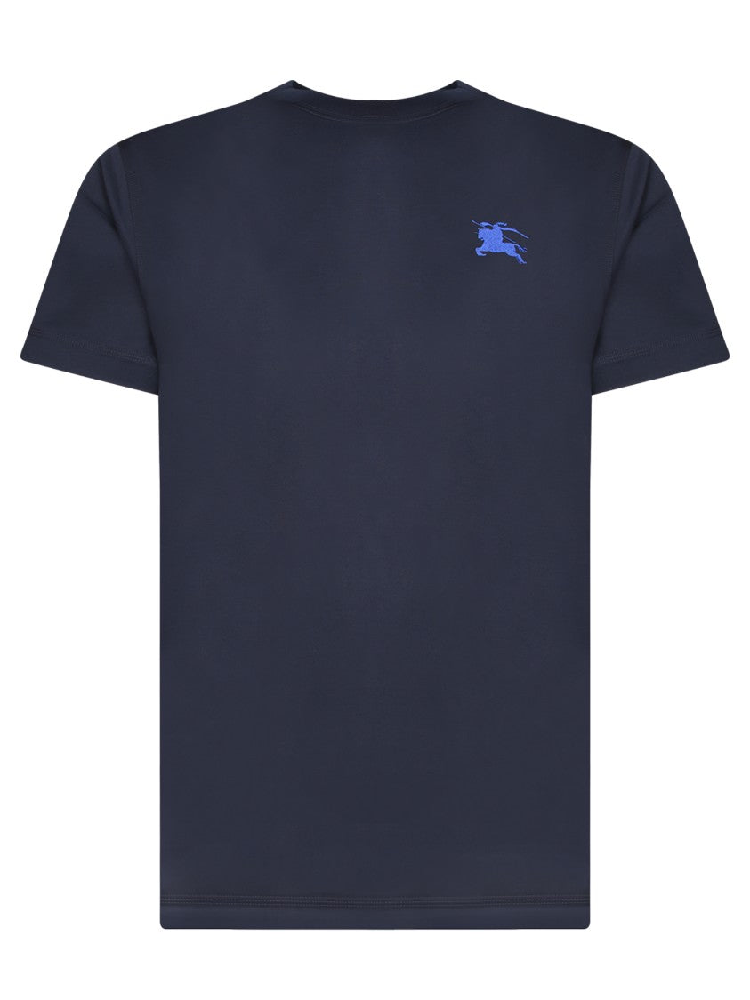 Burberry Blue Cotton T-Shirts