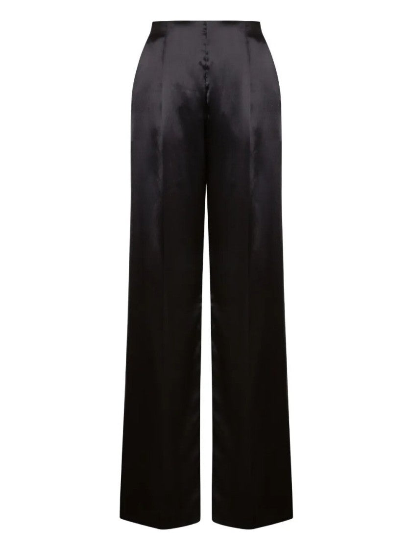 Alberta Ferretti Wide-Leg Pants With High Waistpleats