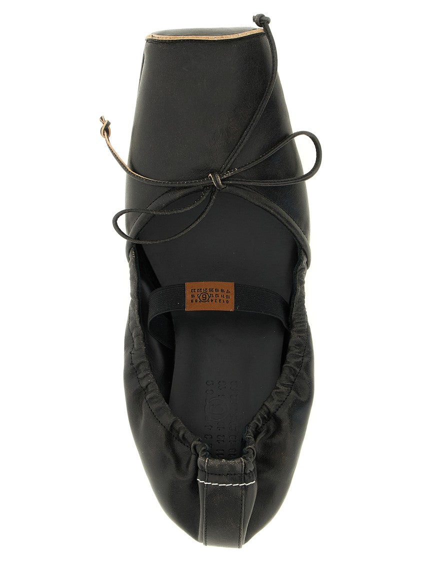 Mm6 By Maison Margiela Square Toe Ballet Flats