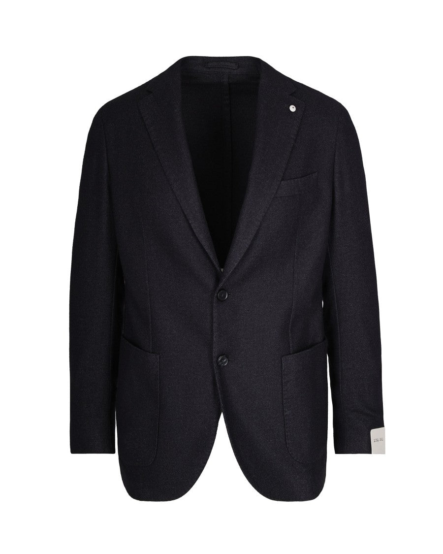 L.B.M. 1911 Single-Breasted Blazer In Virgin Wool And Cashmere Blend