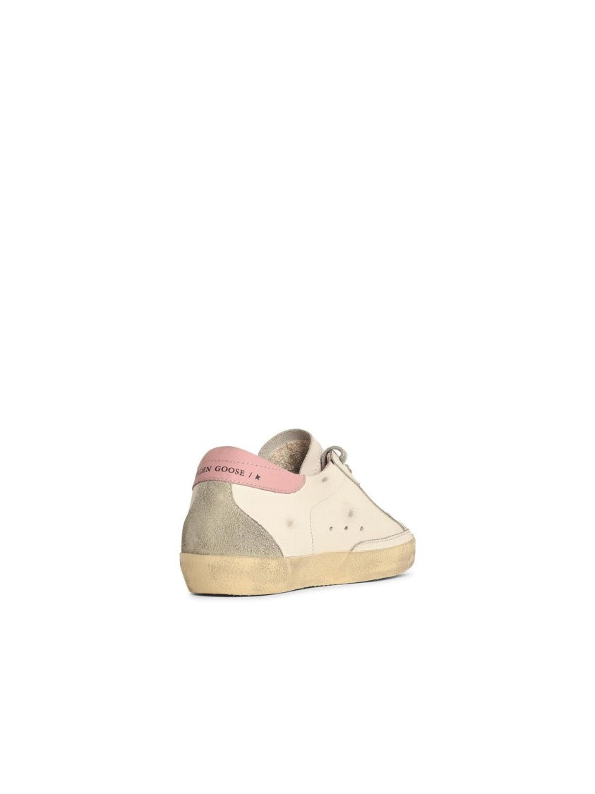 Golden Goose White Leather Superstar Sneakers