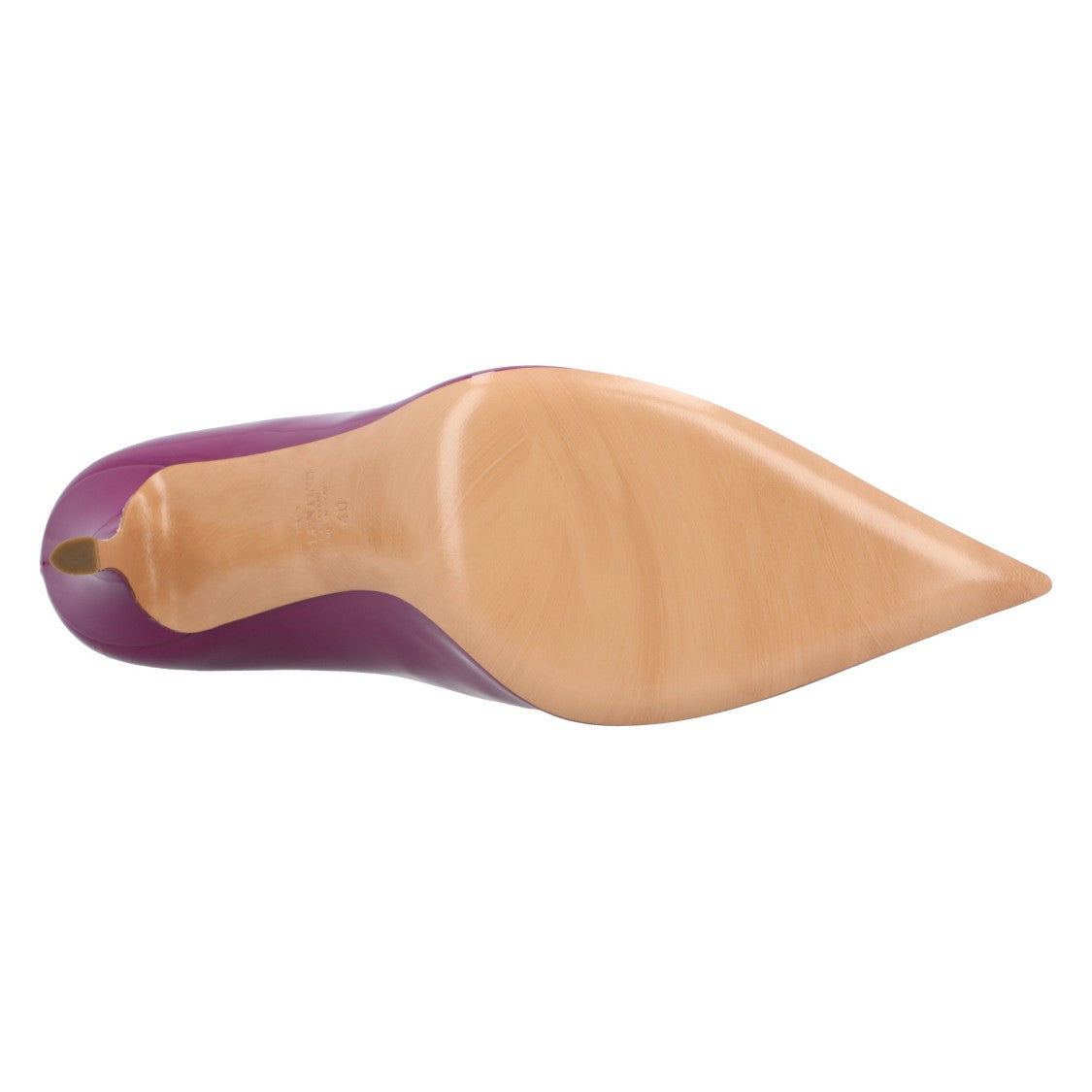 Valentino Roman Stud Pumps Purple