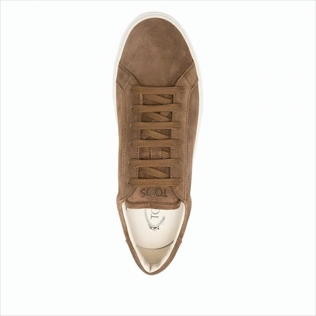 Tod's Brown Suede Sneakers With Minimalist Design