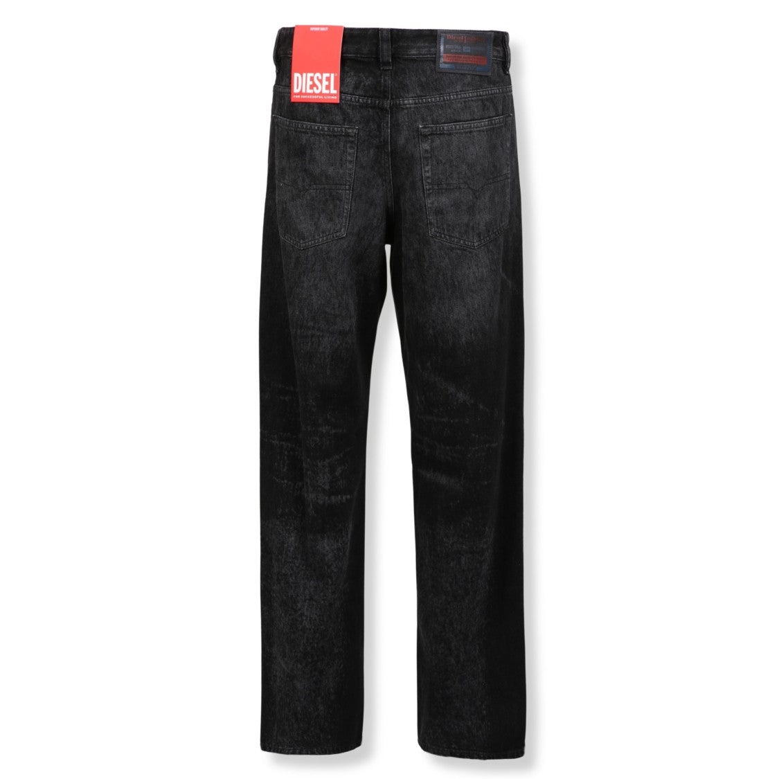 Diesel Classic Fit Pants With Subtle Macro Pattern Design