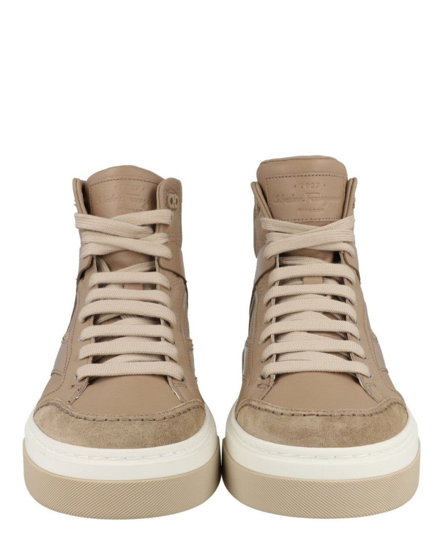 Ferragamo Cassio High-Top Sneakers