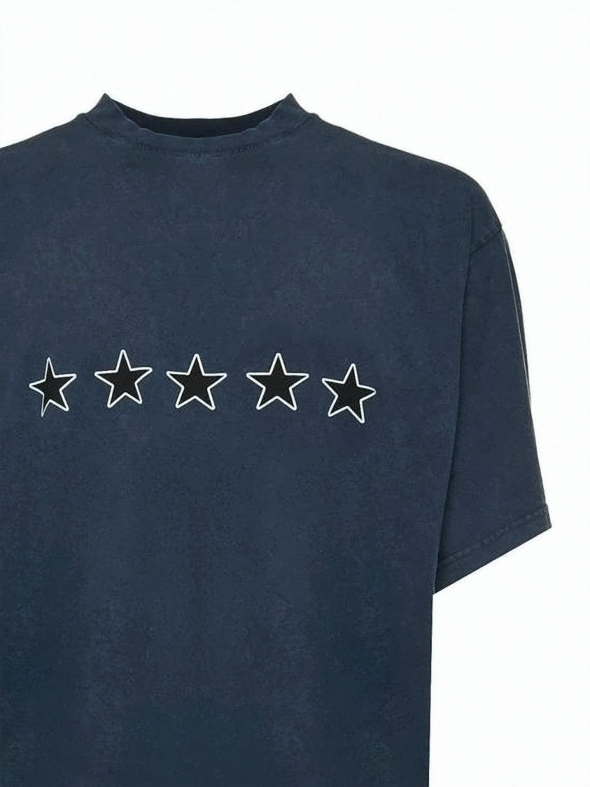 Balenciaga Relaxed-Fit Graphic T-Shirt With Star Detail