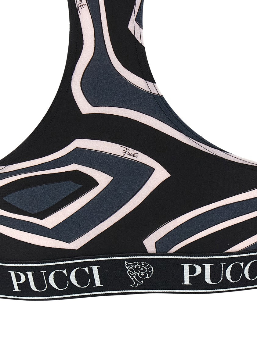 Emilio Pucci 'Labirinto' Sports Top