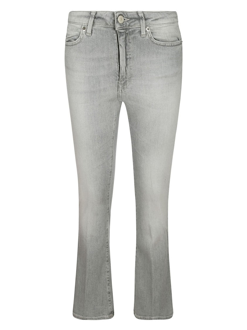 Dondup Mandy Flared Gray Cotton Jeans