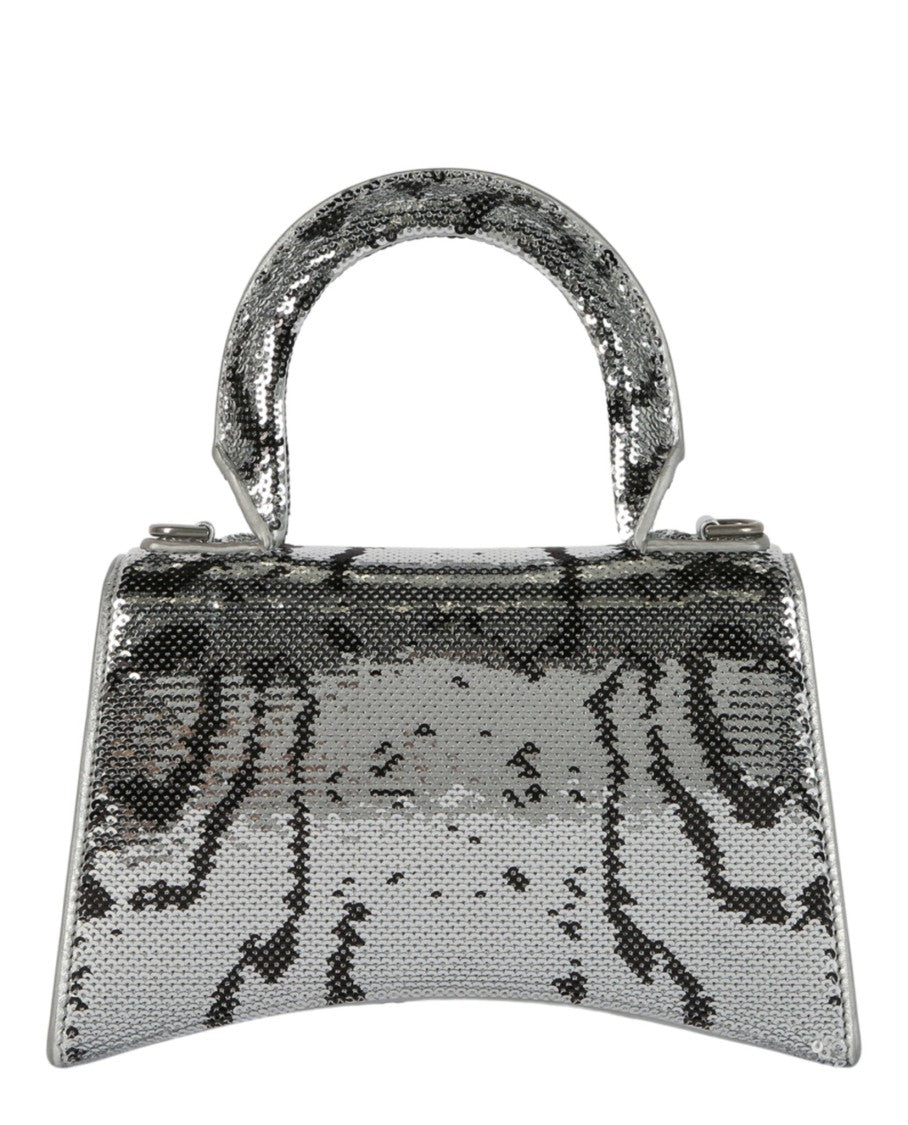 Balenciaga Snakeskin-Inspired Nappa Leather Hourglass Xs Handbag