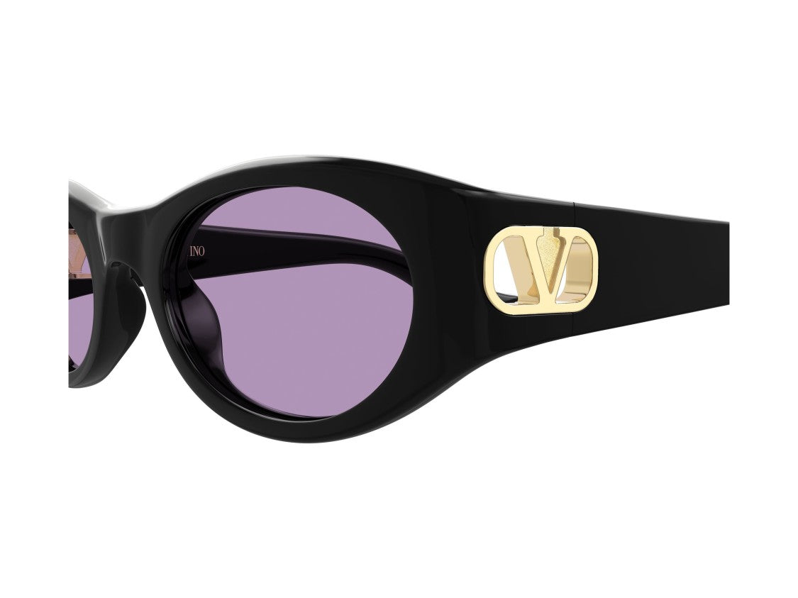 Valentino Gold Vg0015s Rounded Sunglasses