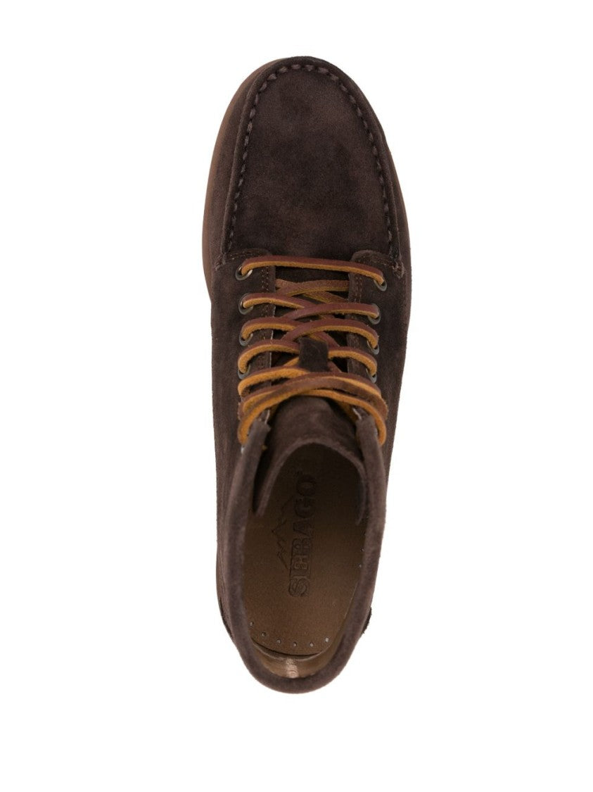 Sebago Cedar Brown Calf Suede Desert Boots