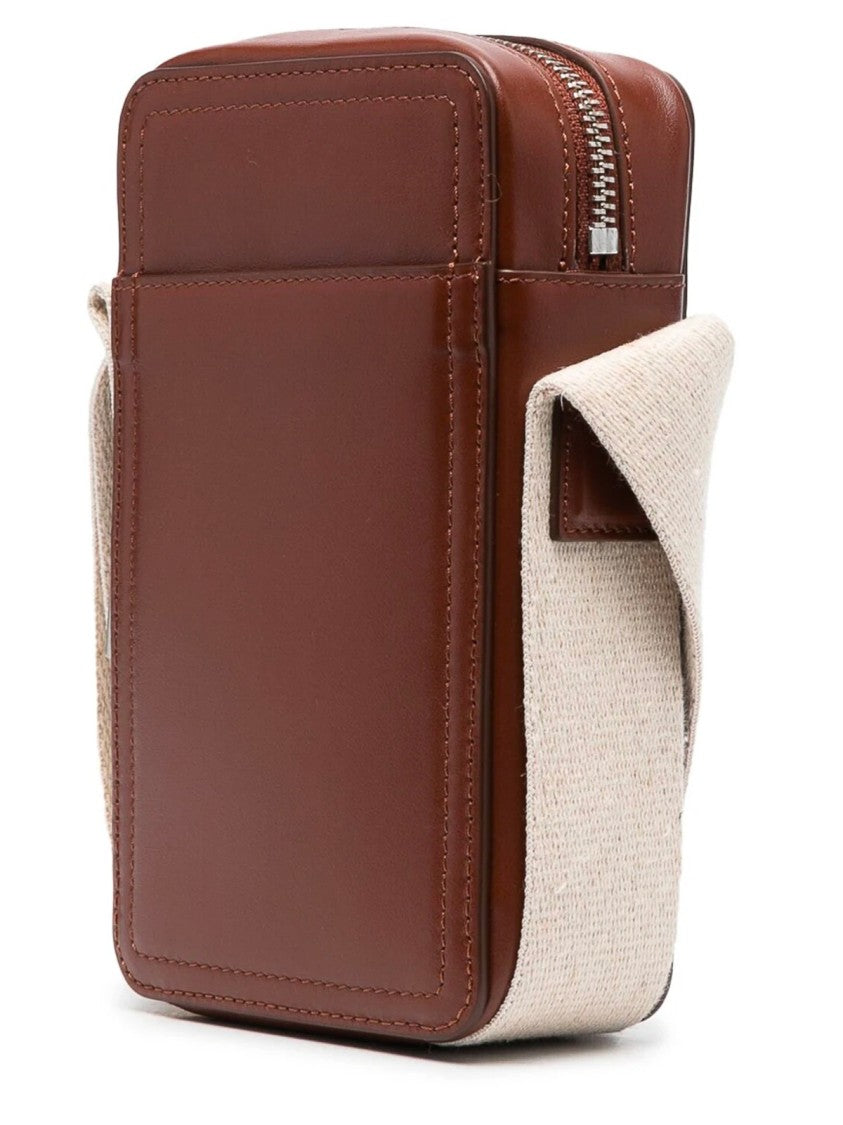 Jacquemus Rectangular Crossbody Bag With Contrasting Strap Detail