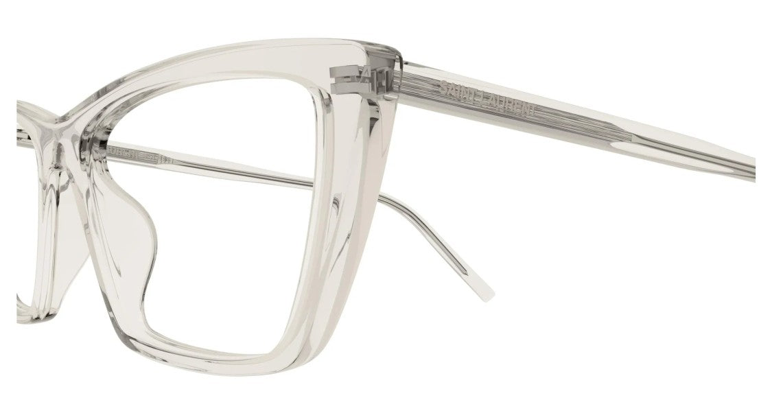 Saint Laurent Eyeglasses Saint Laurent Sl 737 Mica Thin Opt 004 Beige Beige Transpare 54/16/145