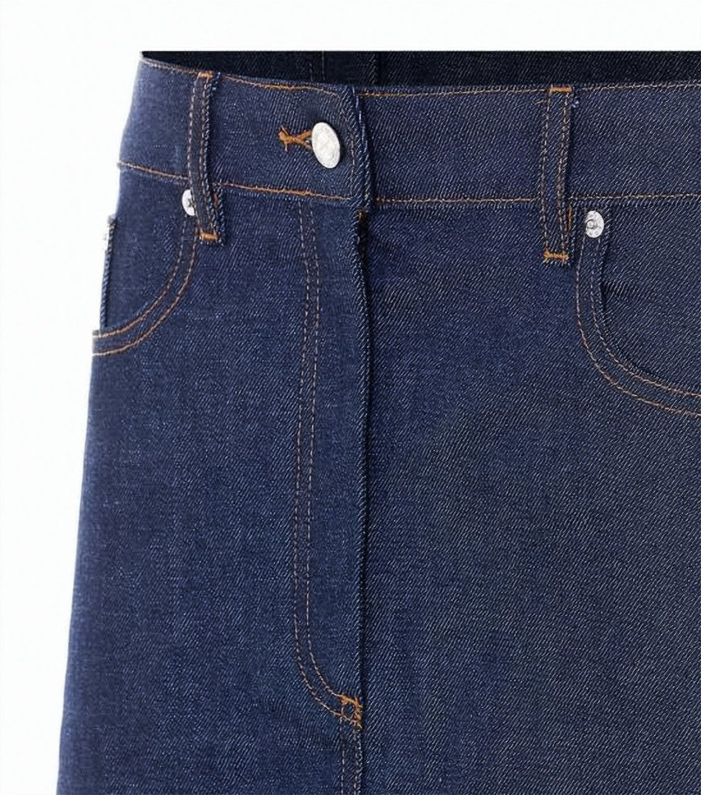A.P.C. Classic Denim Midi Skirt