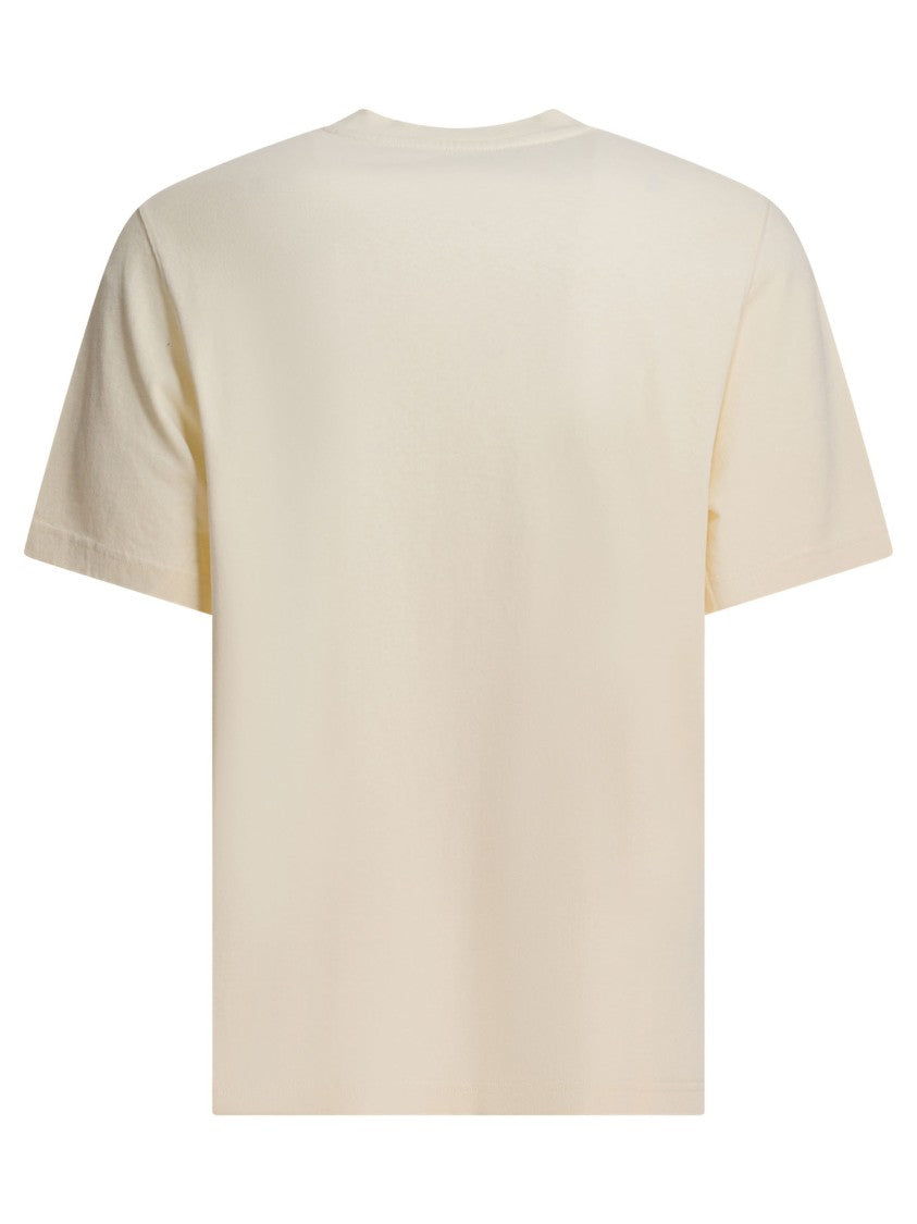 Jacquemus Gros Grain Logo T-Shirt With Ribbed Crew Neck