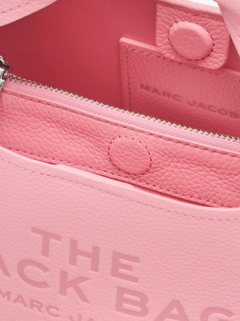 Marc Jacobs Structured Pink Cow Leather Bag