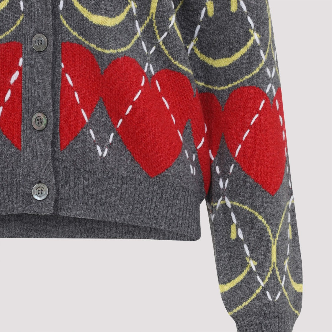 Moschino Soft Wool-Blend Cardigan