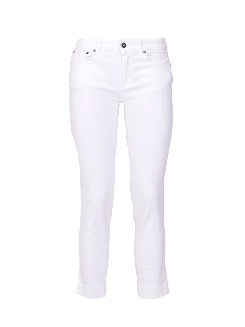 Dondup White Cotton Pants