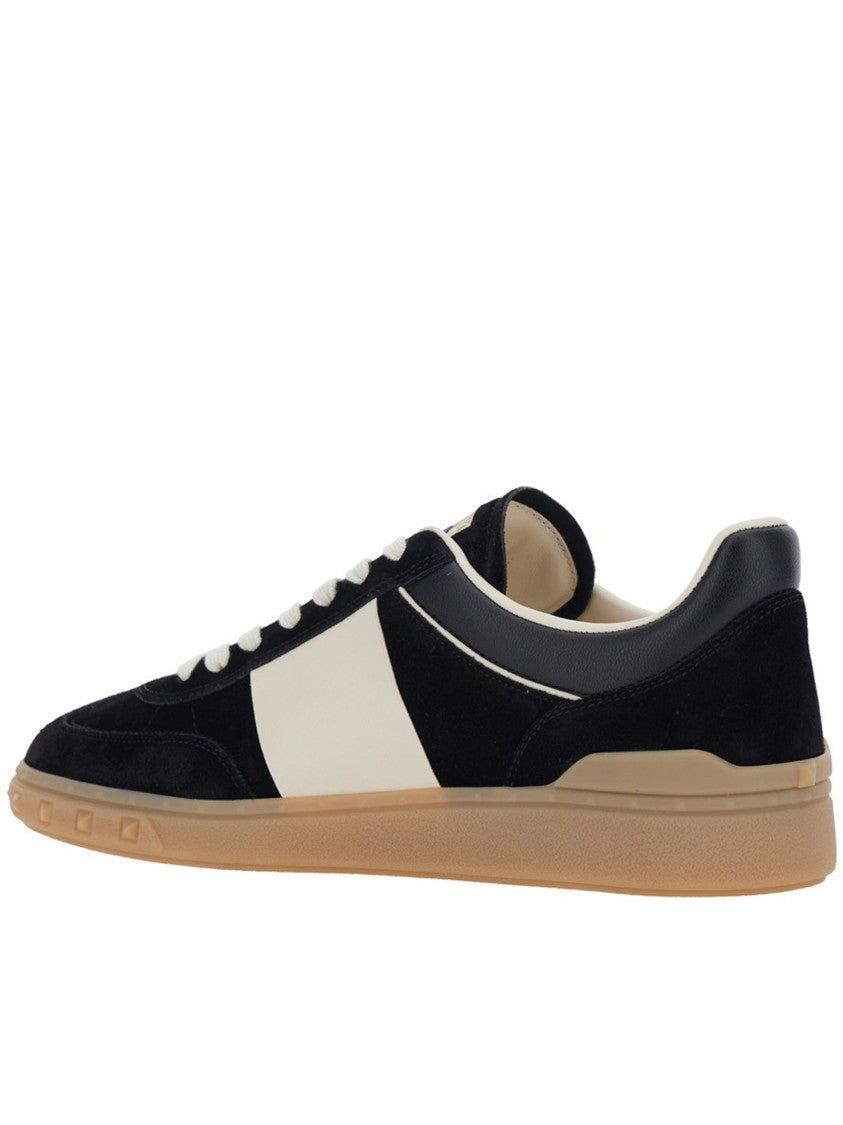 Valentino Black Sneakers Low-Top Suede Sneakers