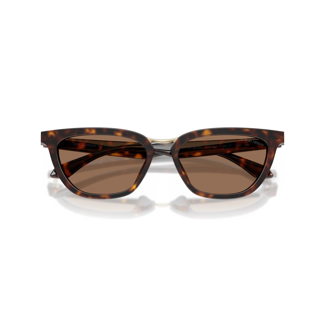 Giorgio Armani 0Ar8253u Tortoiseshell Cat-Eye Sunglasses With Gold Bridge
