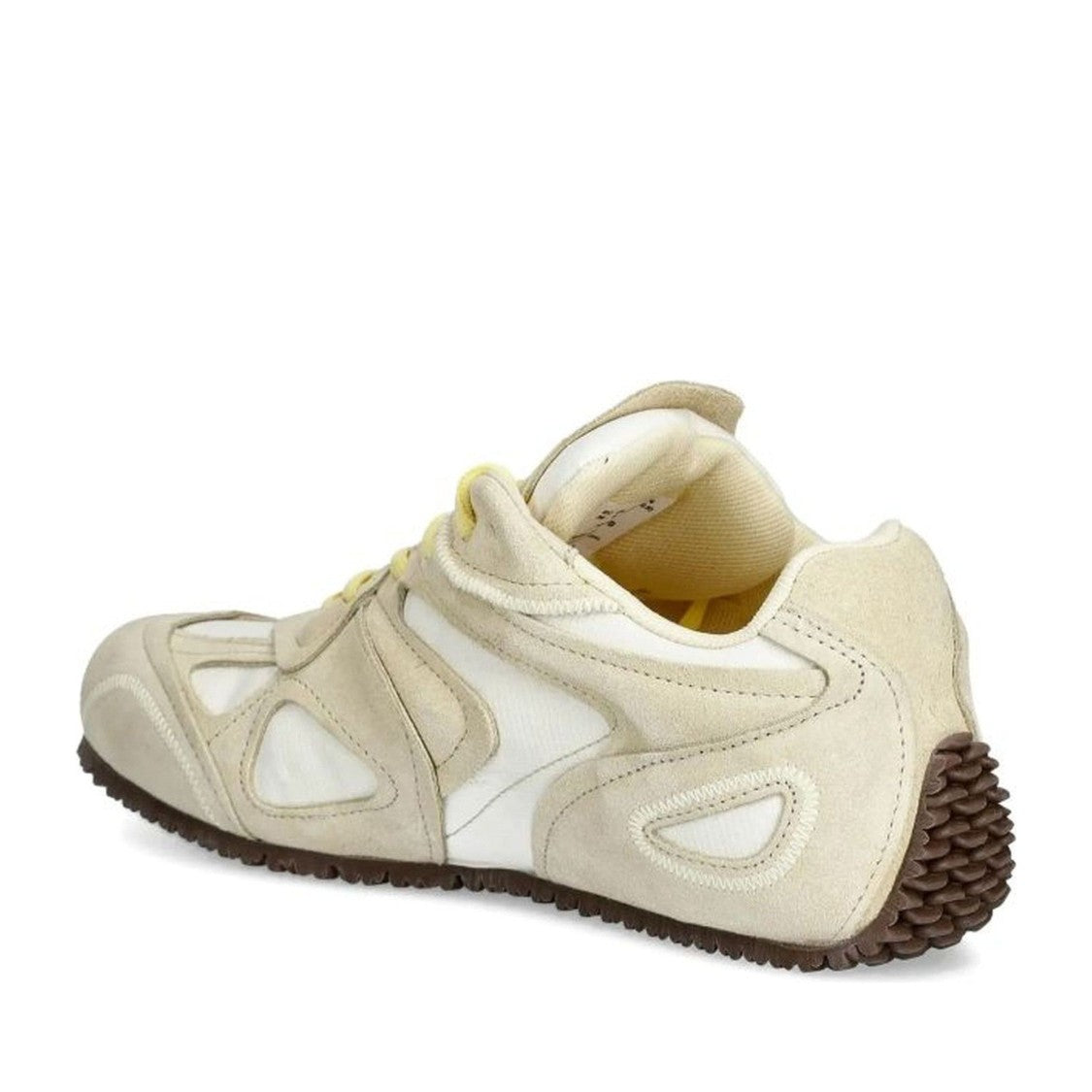 Axel Arigato Yellow Slow Runner Sporty Suede Sneakers