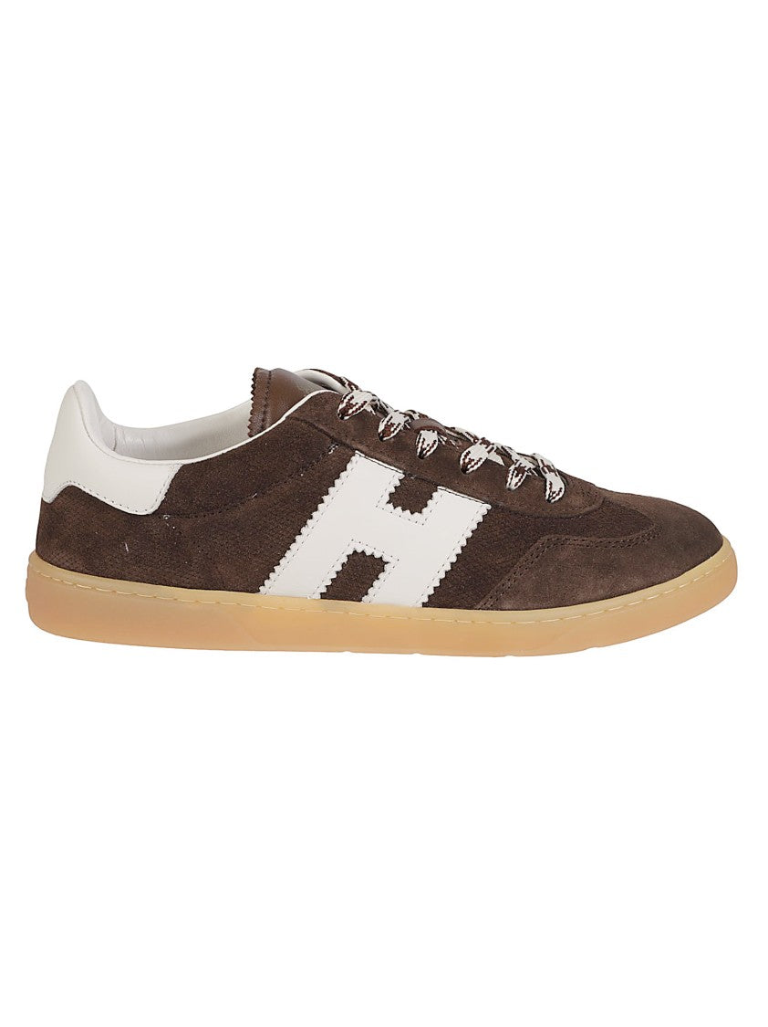 Hogan Cool Low Top Brown Calf Leather Sneakers