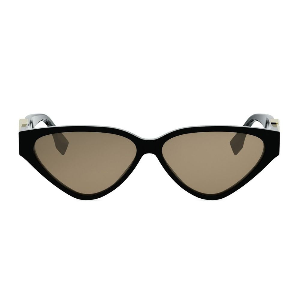 Fendi Ff Diamonds Triangular Cat-Eye Sunglasses
