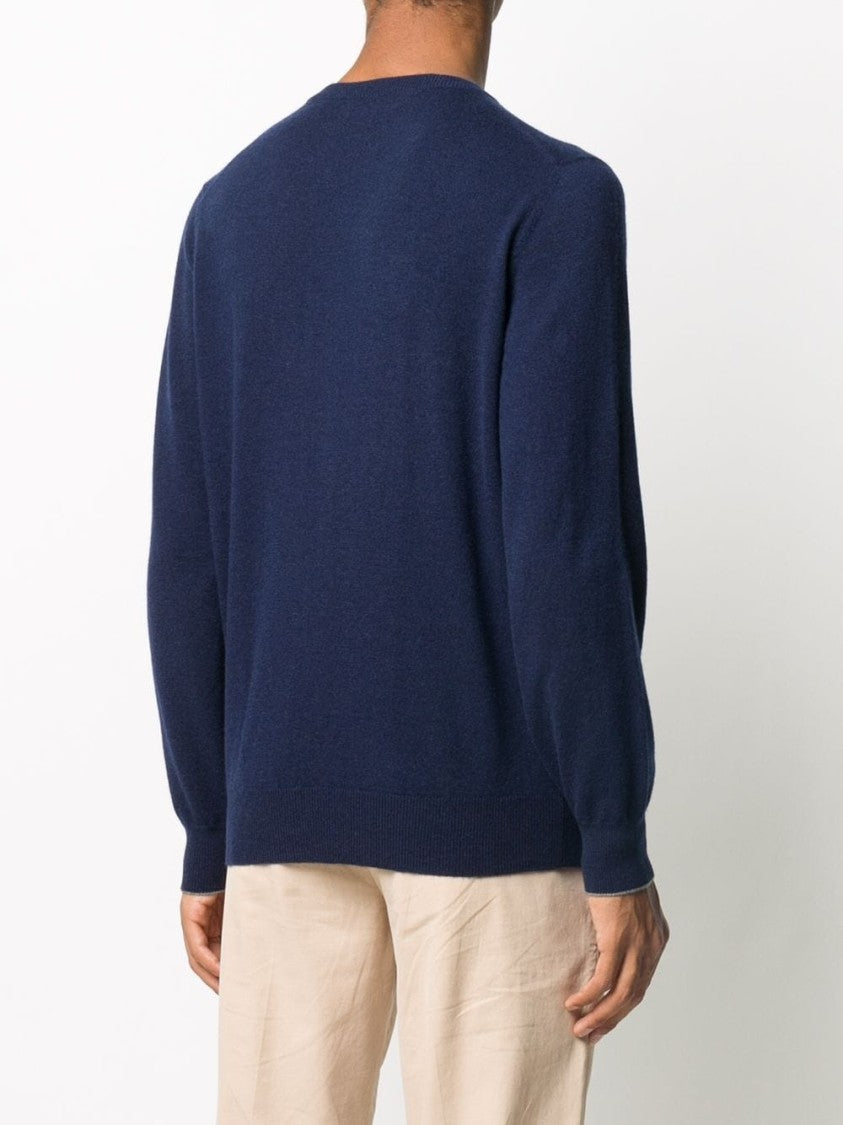 Brunello Cucinelli Cashmere Sweater With Classic Crew Neckline