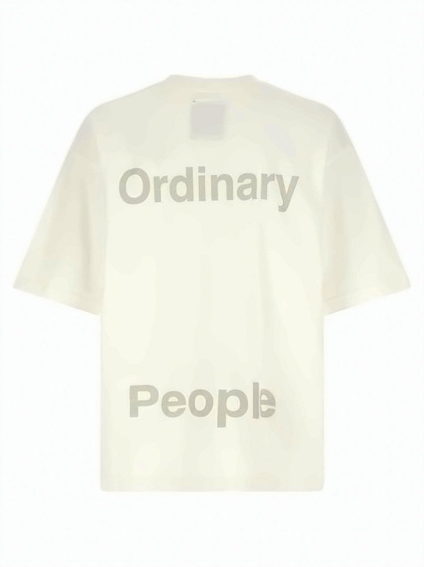 Maison Mihara Yasuhiro Relaxed-Fit T-Shirt With Distressed Text Print