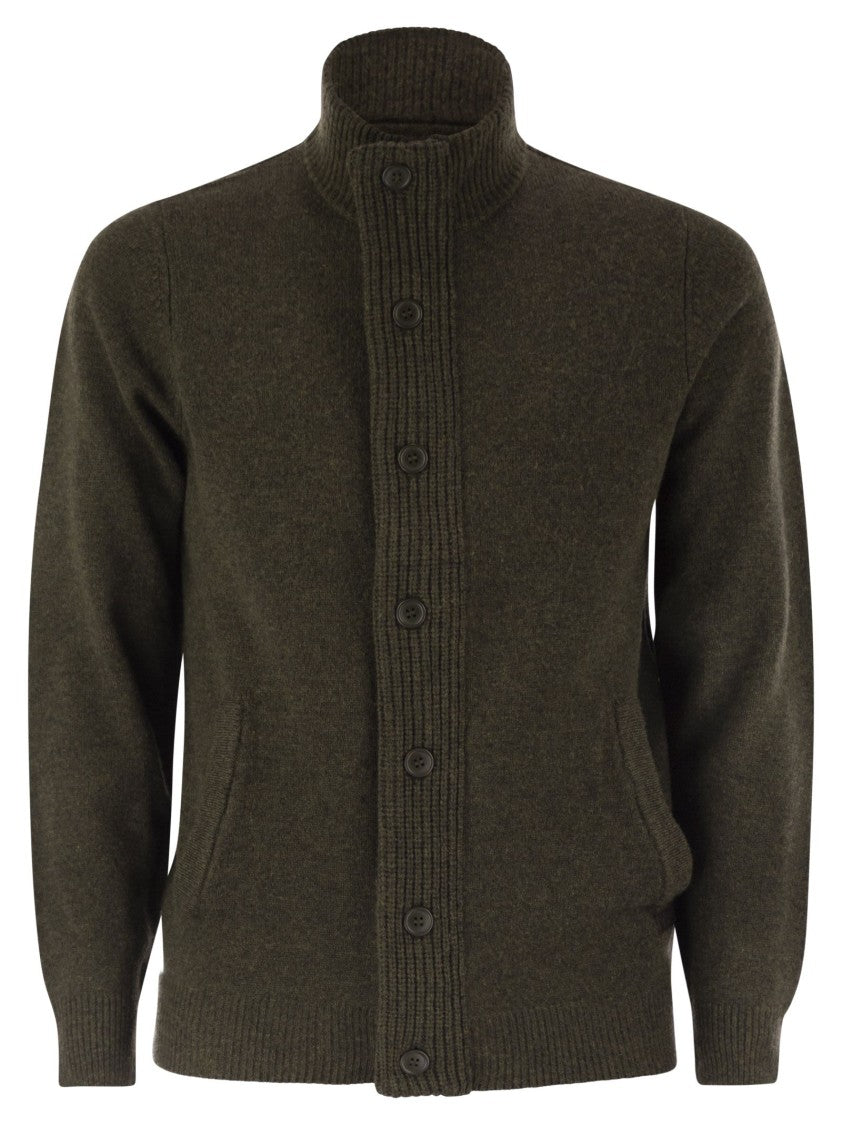Barbour Zip-Up Jumper Patch