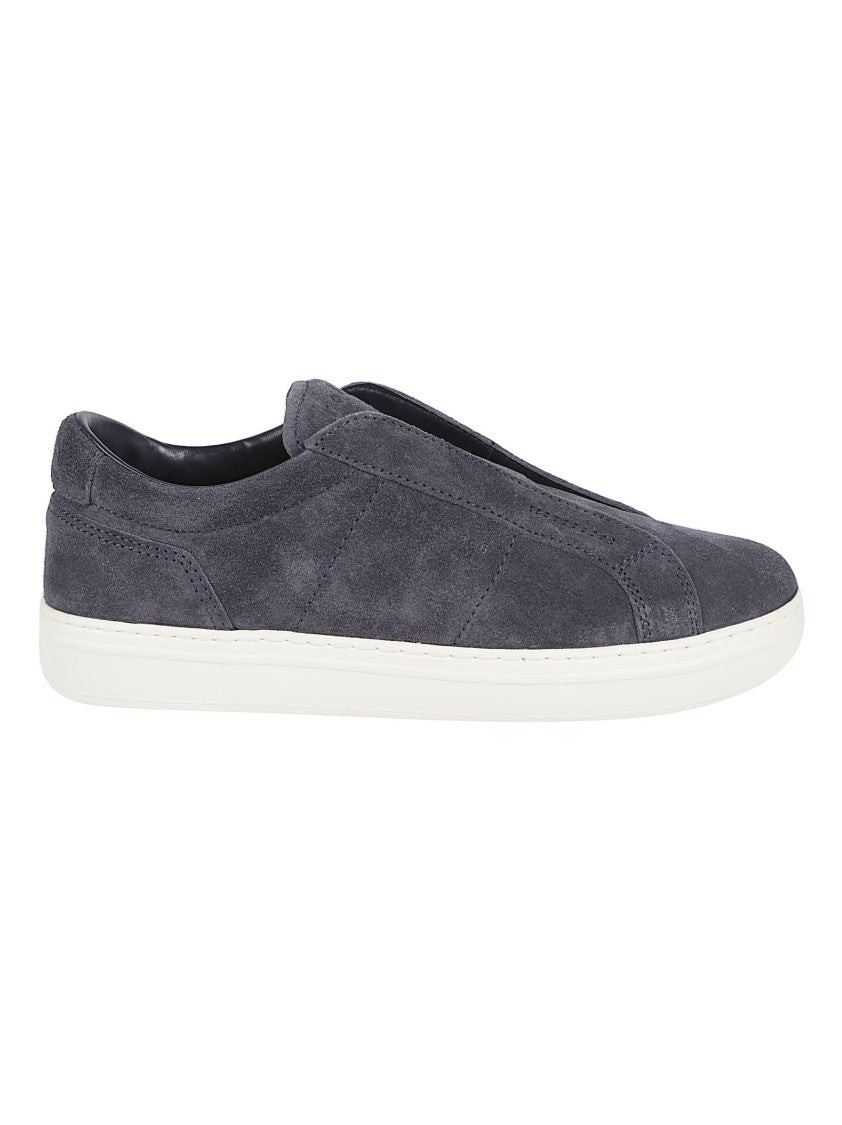 Hogan Suede Basketball-Inspired Sneakers With Lightweight Sole And Embossed Logo