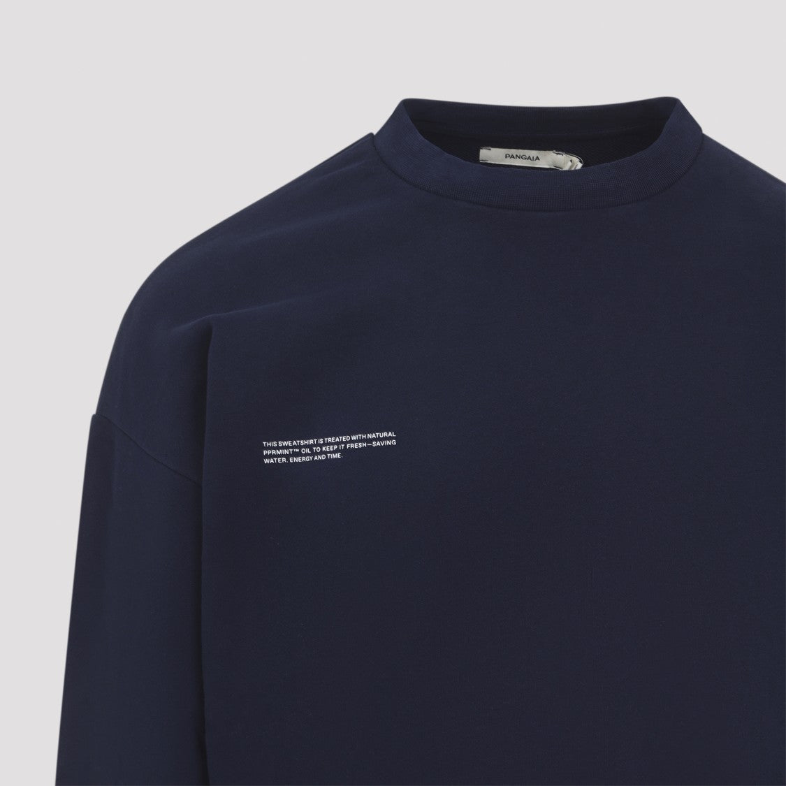 Pangaia Relaxed Fit Dark Navy Cotton Sweatshirt