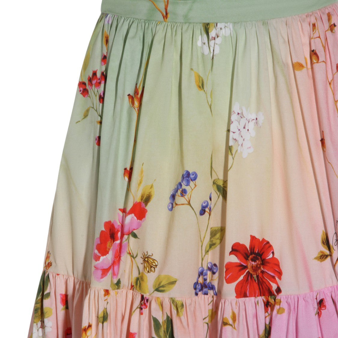 Roberto Cavalli Fitted Midi Skirt