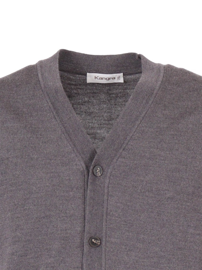 Kangra Cashmere Wool Gilet With Dropped Fit And Minimalist Design