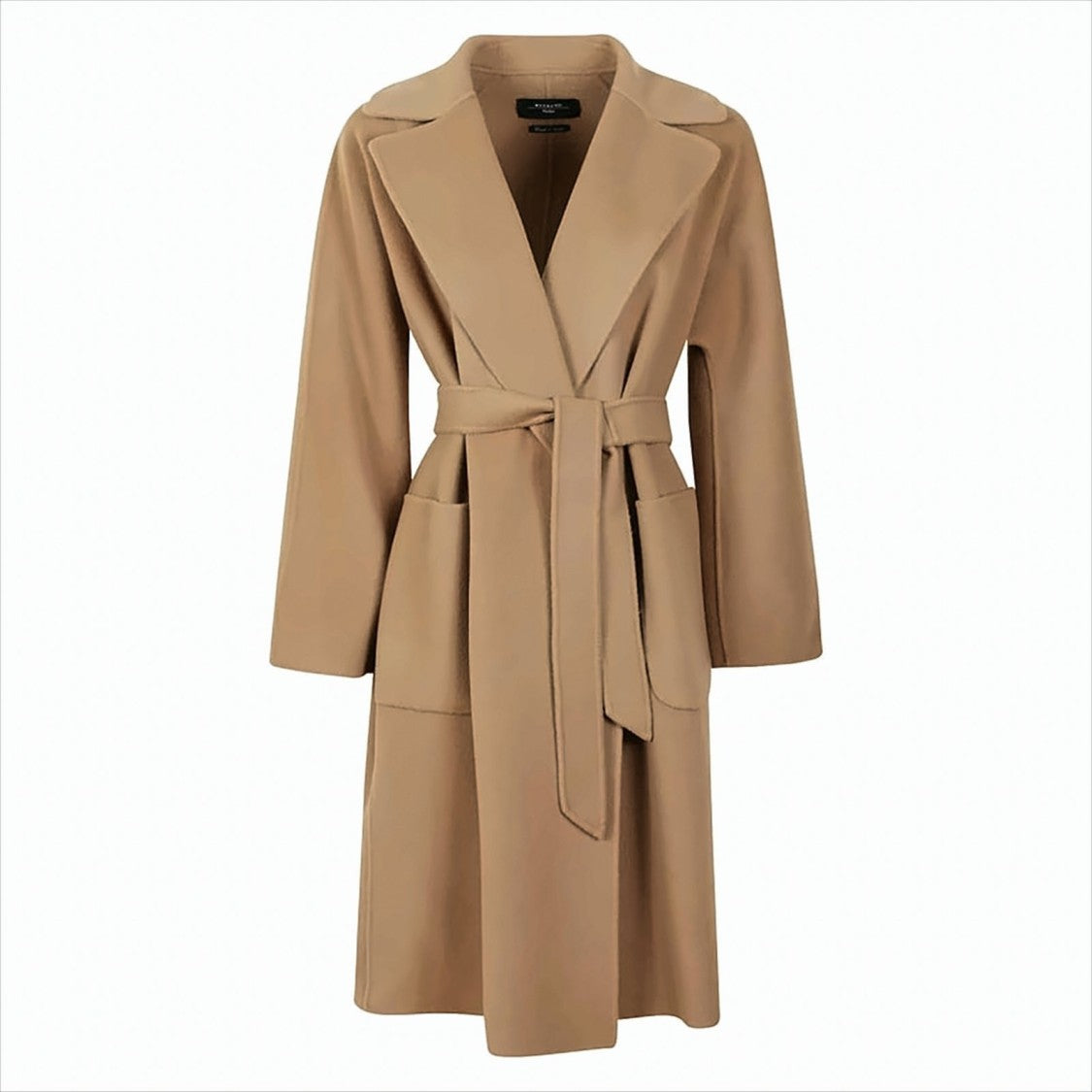 Max Mara Tailored Wool Coat With Wide Lapel